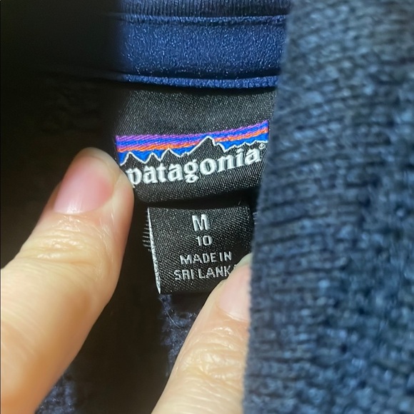 Kids Patagonia Better Sweater Fleece 1/4 Zip Pullover Blue - Picture 3 of 7